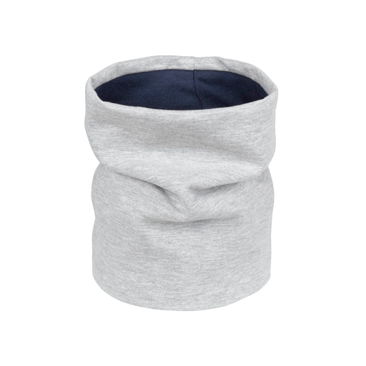 Light Grey Merino Wool-Lined Kids’ Tube Scarf