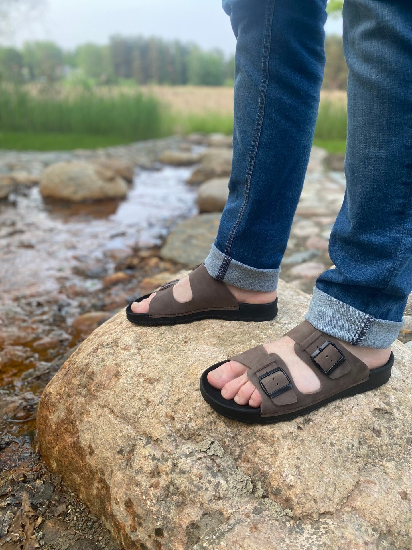 Märt Men's Sandals – Dark Brown