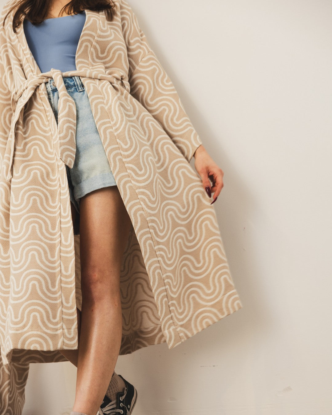 Bamboo Kimono for Women - Sand